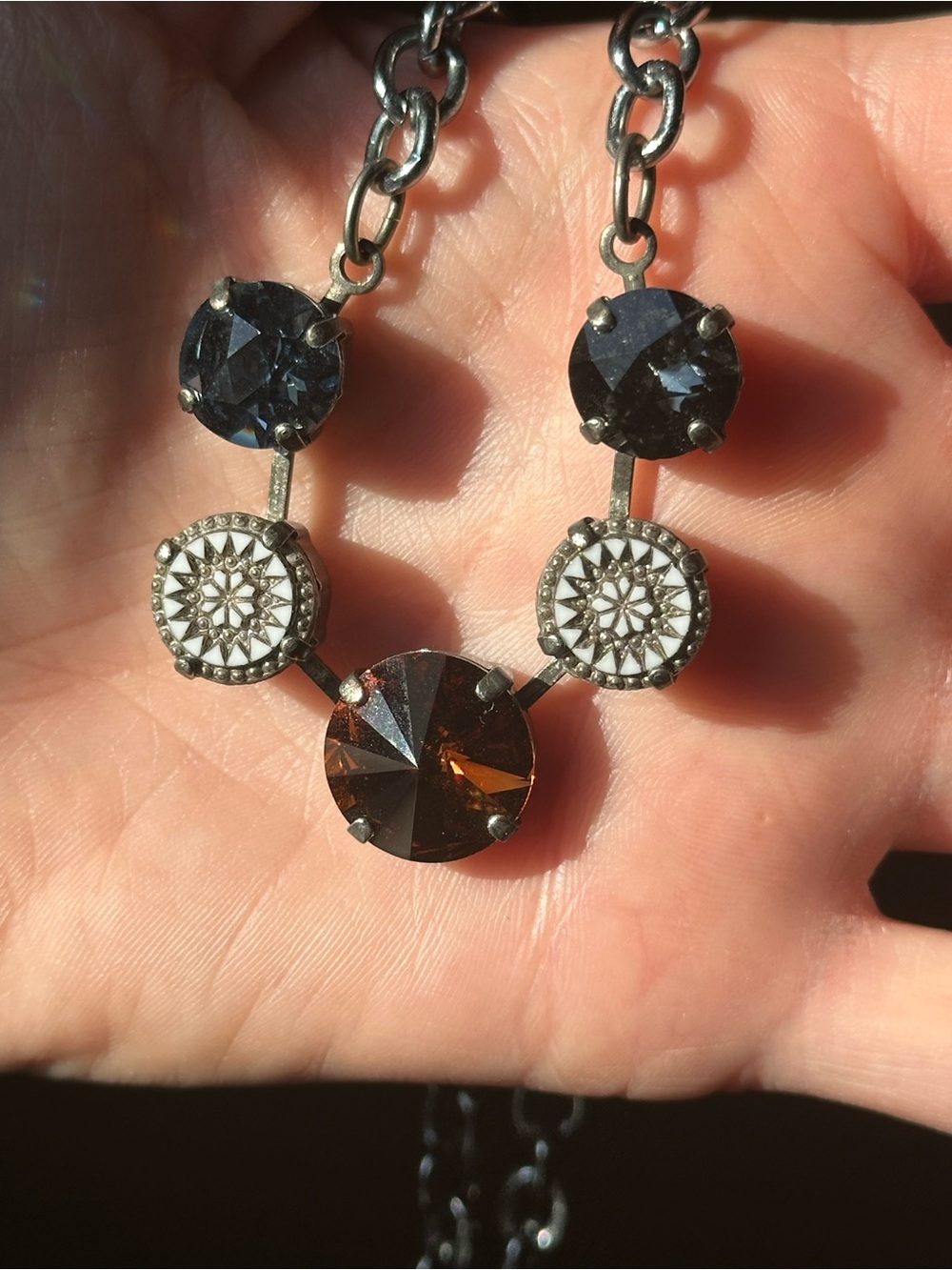 AUTHENTIC Sabika *RARE* 5 Stone Necklace